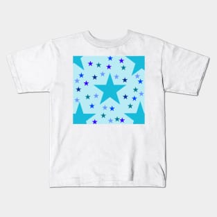 COLORFUL STARS PATTERN BACKGROUND DESIGN Kids T-Shirt